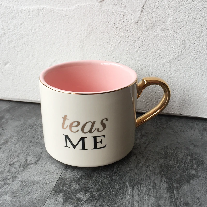 Handpainted Pink Teas Me Porcelain Coffee Mug Printing Letter Tea Milk Cups and Mugs Creative Ceramic for Friends Gift Hot Sale
Handpainted Pink Teas Me Porcelain Coffee Mug Printing Letter Tea Milk Cups and Mugs Creative Ceramic for Friends Gift Hot Sale