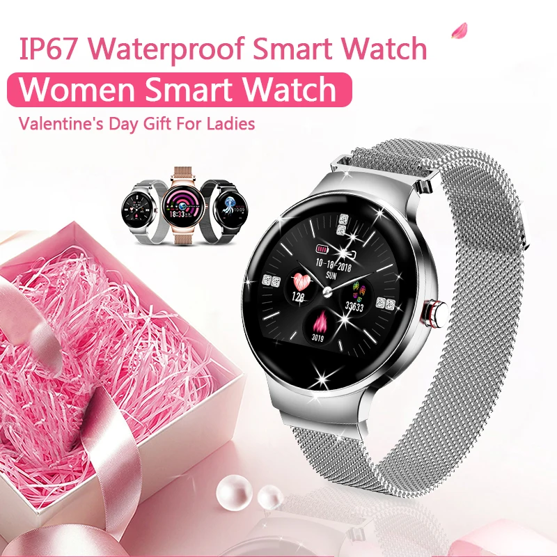 Ladies Fashion Smart Bracelet IP67 Waterproof Smart Watch Fitness Tracker Heart Rate Blood Pressure Women Gift for Android IOS
Ladies Fashion Smart Bracelet IP67 Waterproof Smart Watch Fitness Tracker Heart Rate Blood Pressure Women Gift for Android IOS