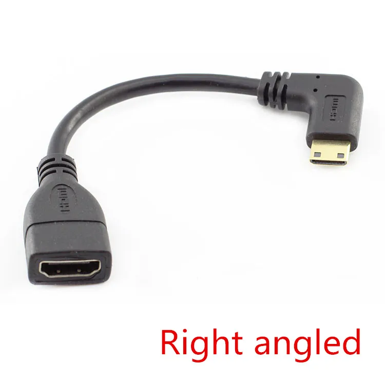 High quality 90 Degree Left Right Angled Gold Plated Mini HDMI to HDMI female cable male to female for HDTV 1080p PS3 HTC Vedio
High quality 90 Degree Left Right Angled Gold Plated Mini HDMI to HDMI female cable male to female for HDTV 1080p PS3 HTC Vedio