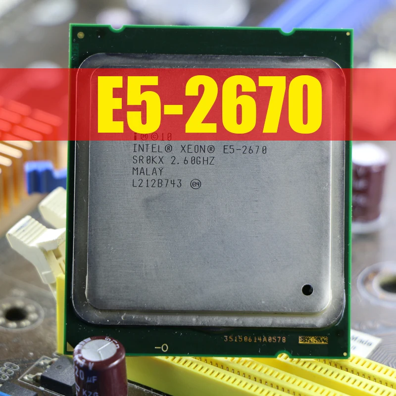 Процессор Intel Xeon E5 2670 Кэш память 20 МБ 2 60 ГГц 8 00 ГТ/с IntelQPI LGA 2011 SROKX C2 Stmal de