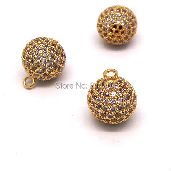 6mm 8mm Gold Plated Micro Pave Brass Metal Zircon CZ Crystal Round Ball European Charms w/ a Loop Hollow Spacer Beads Connectors
6mm 8mm Gold Plated Micro Pave Brass Metal Zircon CZ Crystal Round Ball European Charms w/ a Loop Hollow Spacer Beads Connectors