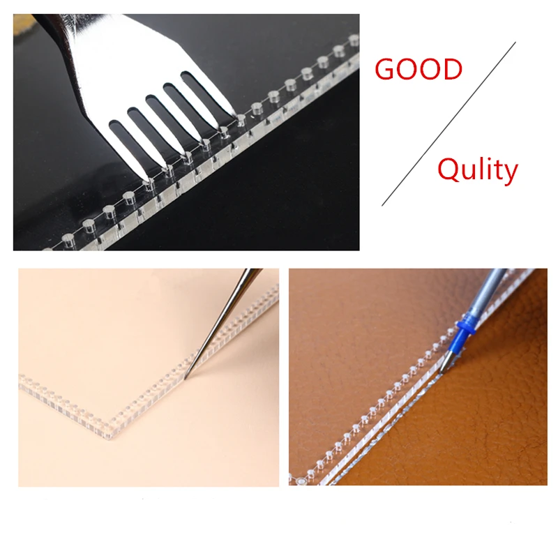 1 Set Acrylic Template Pattern Cutting For DIY Handmade Short Wallet Leathercraft Leather Template Simple Design 10*7.5*1cm
1 Set Acrylic Template Pattern Cutting For DIY Handmade Short Wallet Leathercraft Leather Template Simple Design 10*7.5*1cm