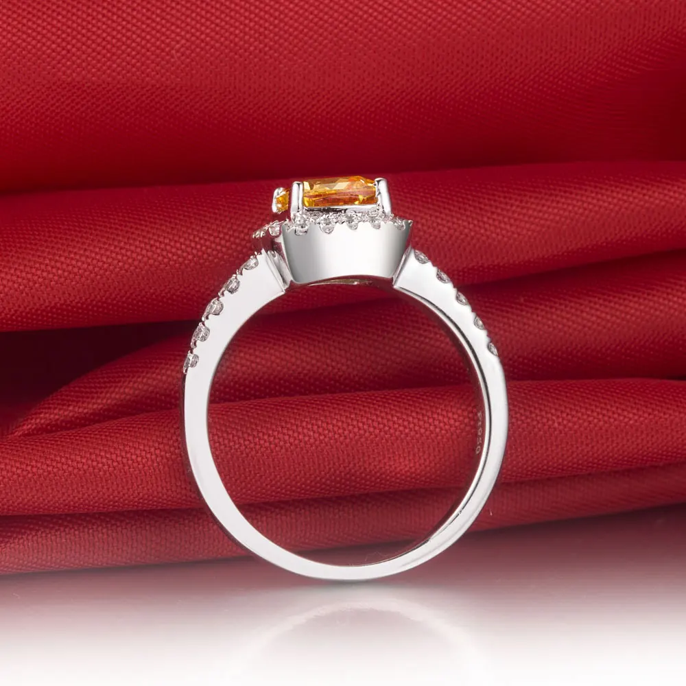 2CT Yellow Cushion 2CT Solid White Gold Quality Guarantee Diamond Carbon Pillow Golden Ring Women Anniversary Trendy Jewelry
2CT Yellow Cushion 2CT Solid White Gold Quality Guarantee Diamond Carbon Pillow Golden Ring Women Anniversary Trendy Jewelry