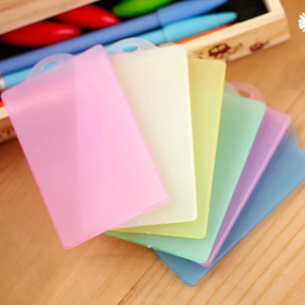 Transparent IC Card holder Bus card & ID Holders Men Women credit card holder protective cover Simple Fashion PVC card wallet
Transparent IC Card holder Bus card & ID Holders Men Women credit card holder protective cover Simple Fashion PVC card wallet
