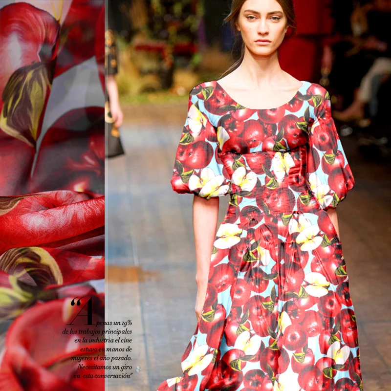 Printed silk tulle fabric summer fruit fabric prints dress silk chiffon fabric wholesale silk cloth fabric minky material
Printed silk tulle fabric summer fruit fabric prints dress silk chiffon fabric wholesale silk cloth fabric minky material
