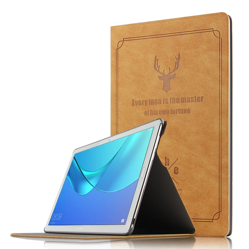 Кожаный смарт чехол в стиле ретро для Huawei MediaPad M5 10 8 CMR AL09 W09/10 Pro W19 с функцией