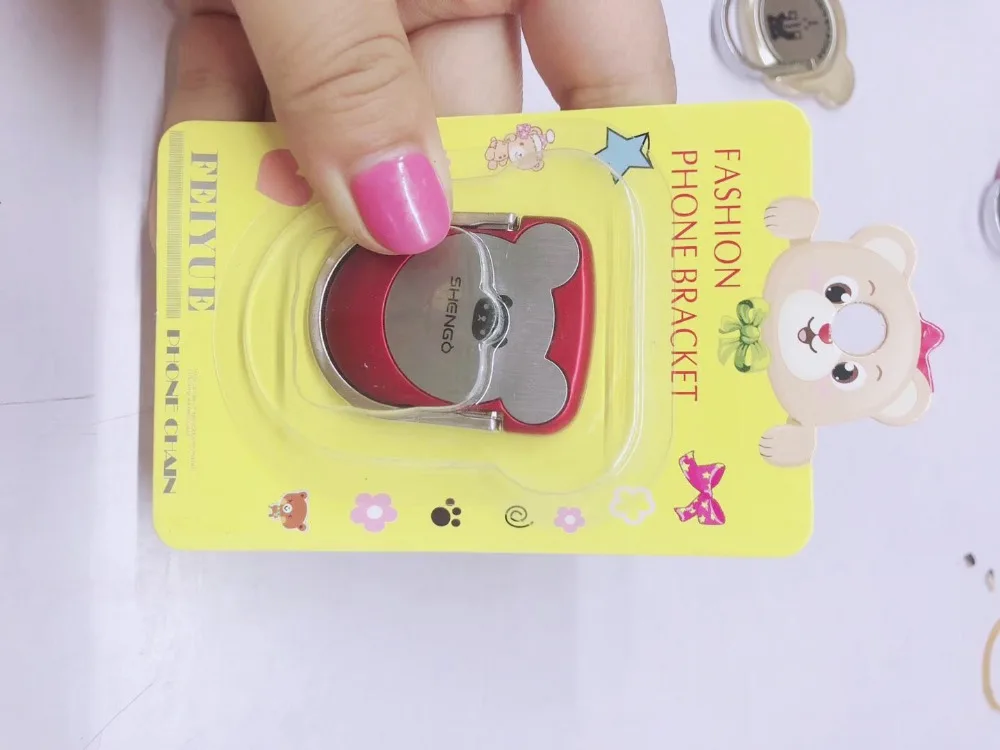 Universal Cartoon 360 Degree Finger Ring Mobile Smartphone Stand Holder For iPhone X 8 Bear Head Ring Bracket 50pcs/lot DHL Free
Universal Cartoon 360 Degree Finger Ring Mobile Smartphone Stand Holder For iPhone X 8 Bear Head Ring Bracket 50pcs/lot DHL Free