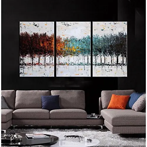 Abstract Art 100% Hand Painted Modern Abstract Oil Painting Artwork Colorful Forest 3 pieces Huge Trees Wall Art Oil Paintings
Abstract Art 100% Hand Painted Modern Abstract Oil Painting Artwork Colorful Forest 3 pieces Huge Trees Wall Art Oil Paintings