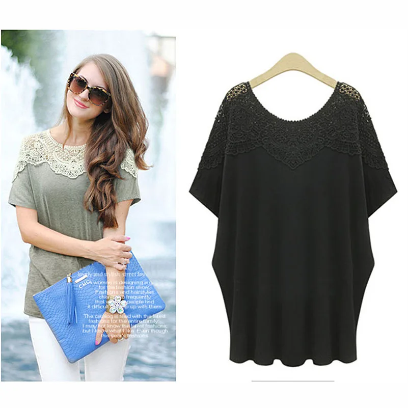 plus size 5xl t shirt women cotton tee shirt femme camisas femininas 2018 summer tops Lace tshirt women t-shirt poleras de mujer
plus size 5xl t shirt women cotton tee shirt femme camisas femininas 2018 summer tops Lace tshirt women t-shirt poleras de mujer