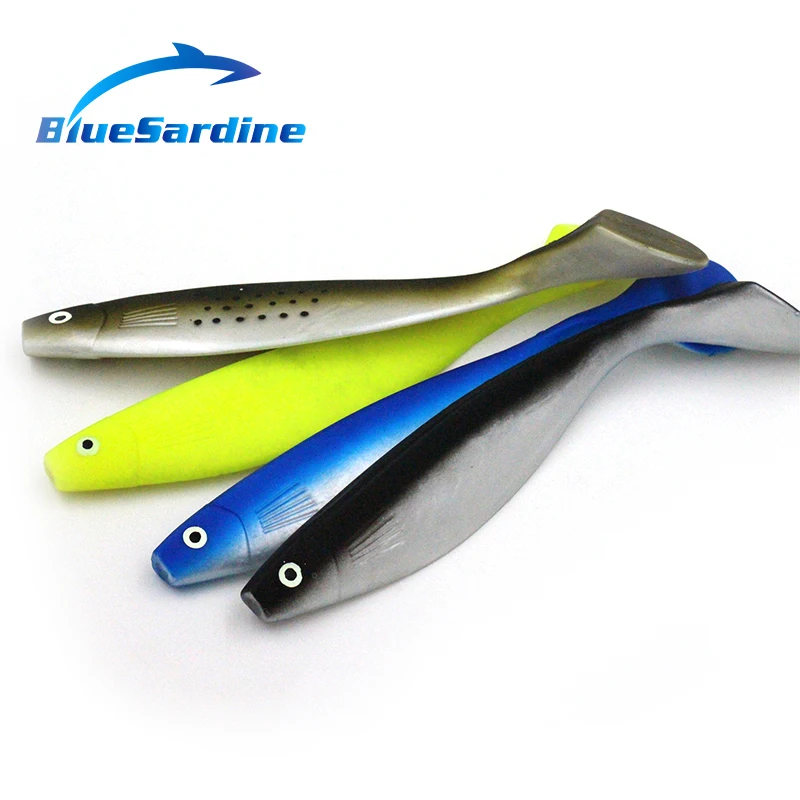 BlueSardine 4PCS Large Soft Fishing Lures Baits Fishing Tackle Soft Plastic Lures Pesca Plastic Fish 72G 24CM
BlueSardine 4PCS Large Soft Fishing Lures Baits Fishing Tackle Soft Plastic Lures Pesca Plastic Fish 72G 24CM