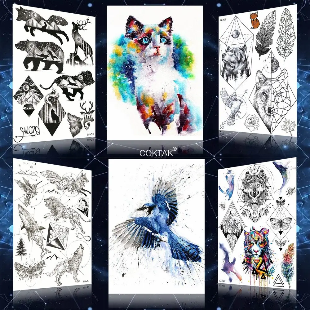 Watercolor Big Birds Women Arm Cat Hummingbird Temporary Tattoos Stickers Girl Body Arm Art Tattoo Custom Sexy Fake Tatoos Paper
Watercolor Big Birds Women Arm Cat Hummingbird Temporary Tattoos Stickers Girl Body Arm Art Tattoo Custom Sexy Fake Tatoos Paper