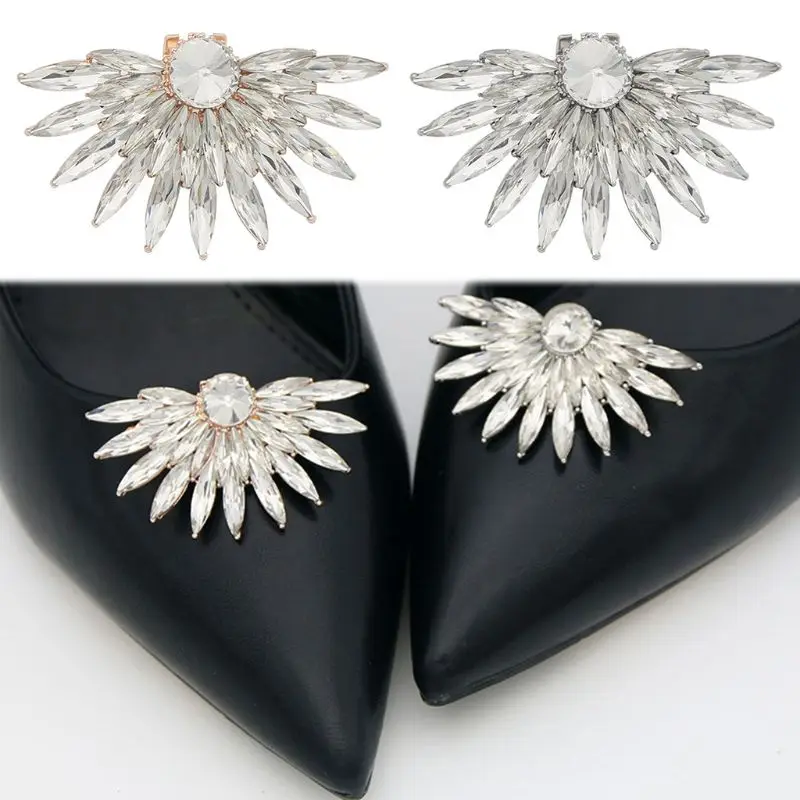 1 Pair Detachable Inlaid Rhinestone Shoes Buckle Fashion Women Shoe Clip Buckles Simple Shoe Decorations Accessories
1 Pair Detachable Inlaid Rhinestone Shoes Buckle Fashion Women Shoe Clip Buckles Simple Shoe Decorations Accessories