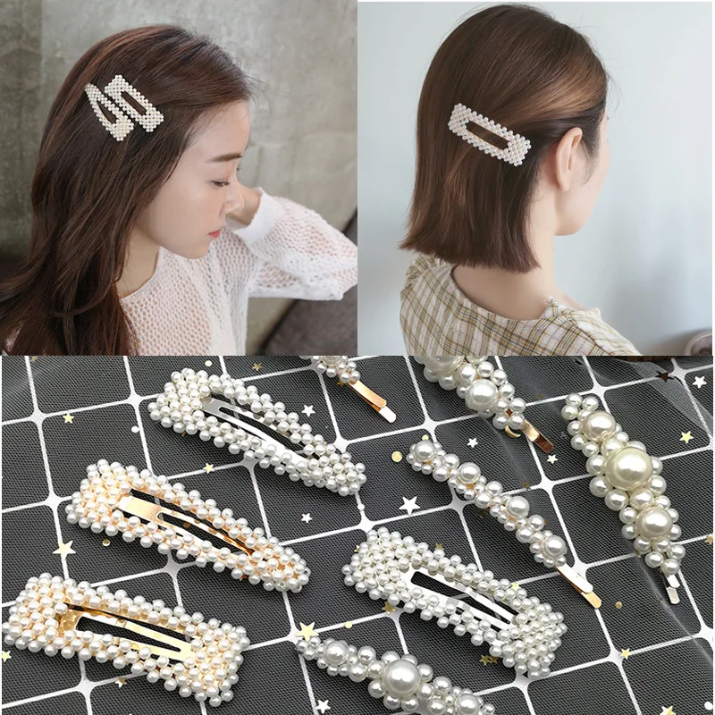 Yundfly Ins Fashion Women Girls Elegant Pearls Hair Clips Sweet Headwear Hair Ornament Hairpins Barrettes Hair Accessories
Yundfly Ins Fashion Women Girls Elegant Pearls Hair Clips Sweet Headwear Hair Ornament Hairpins Barrettes Hair Accessories