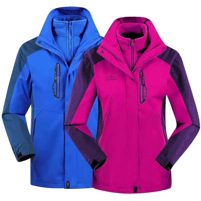 3 in 1 Softshell Waterproof Jacket Women Men Outdoor Breathable Couple Windproof Fleece Warm Hiking Jacket With Detachable Liner
3 in 1 Softshell Waterproof Jacket Women Men Outdoor Breathable Couple Windproof Fleece Warm Hiking Jacket With Detachable Liner