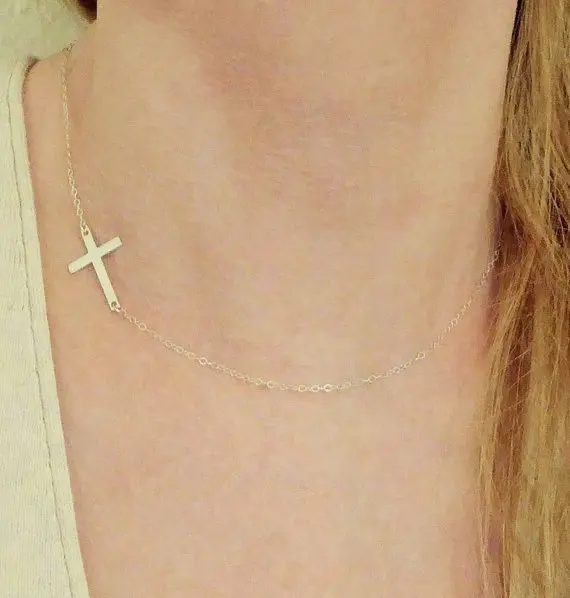 30PCS- Fashion Horizontal Sideways Cross Necklace Simple Tiny Small Cross Necklaces Cute Cool Christian Cross Necklaces
30PCS- Fashion Horizontal Sideways Cross Necklace Simple Tiny Small Cross Necklaces Cute Cool Christian Cross Necklaces