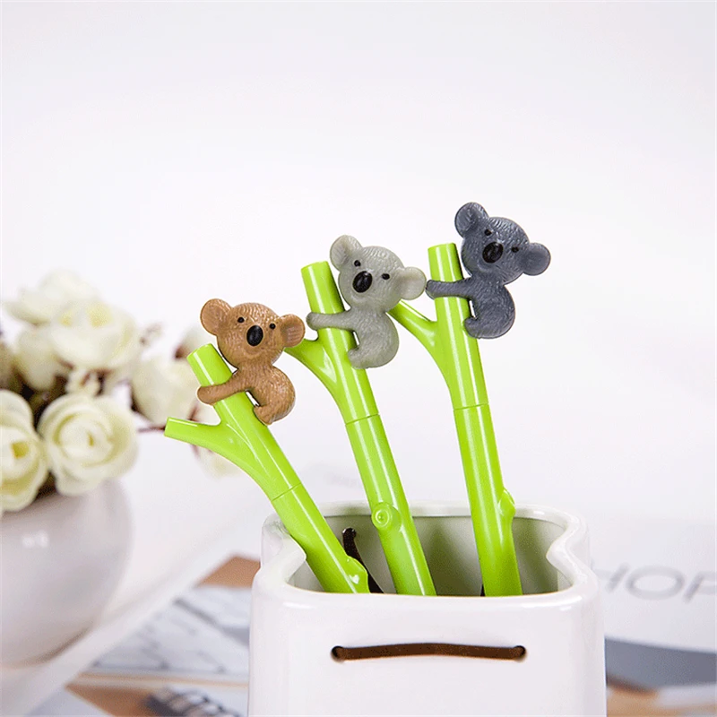 1pcs 0.5mm Creative Cute Koala Branches Black Ink Gel Pen Signing Pen Writing Tool School Office Supply Student Stationery
1pcs 0.5mm Creative Cute Koala Branches Black Ink Gel Pen Signing Pen Writing Tool School Office Supply Student Stationery