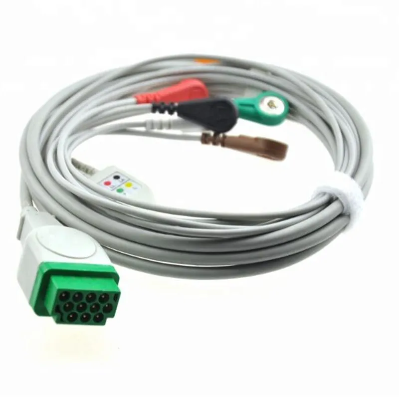 Совместимый с GE Dash PRO 1000 2000 Solar 9500 5-проводной со свинцовыми проводами AHA snap 11