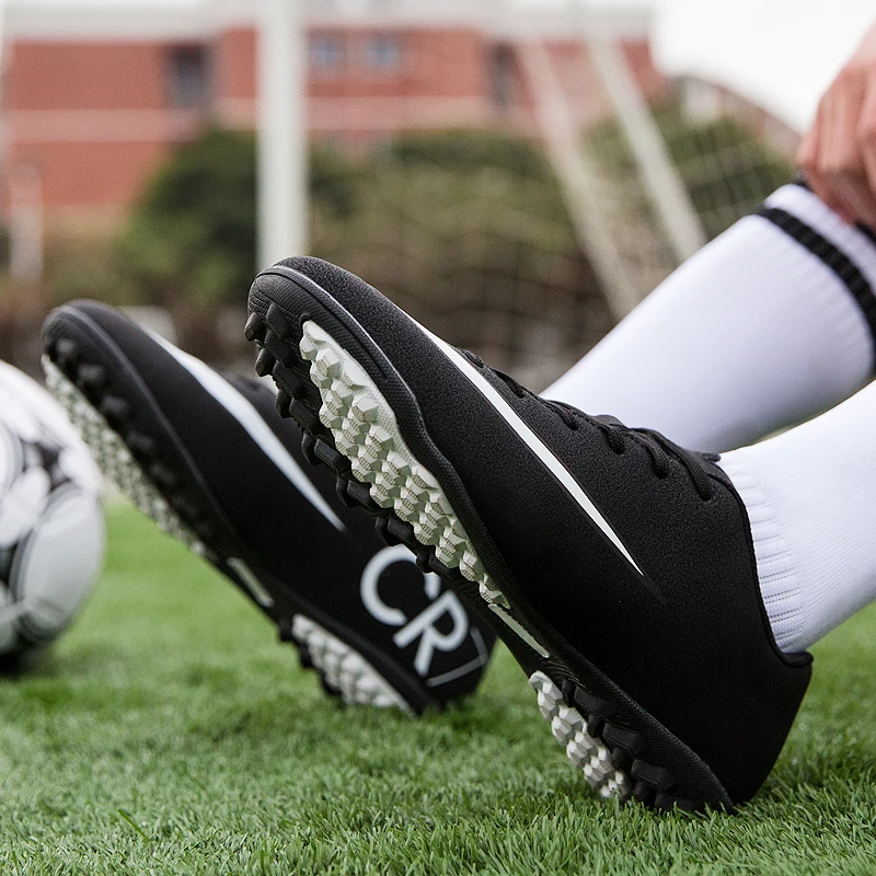 Мужские футбольные бутсы Superfly V TF CR7 кожаные тренировочные Бутсы для мальчиков и