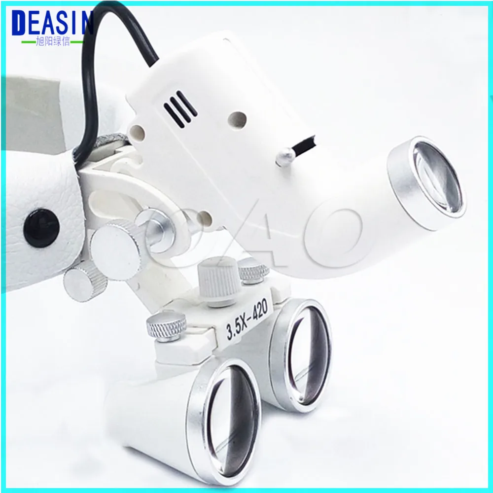 3.5X Medical Led Loupe Magnifier Head Lamp Adjustable High Intensity Operation Chargeable Dental Headlamp Surgical Headlight
3.5X Medical Led Loupe Magnifier Head Lamp Adjustable High Intensity Operation Chargeable Dental Headlamp Surgical Headlight