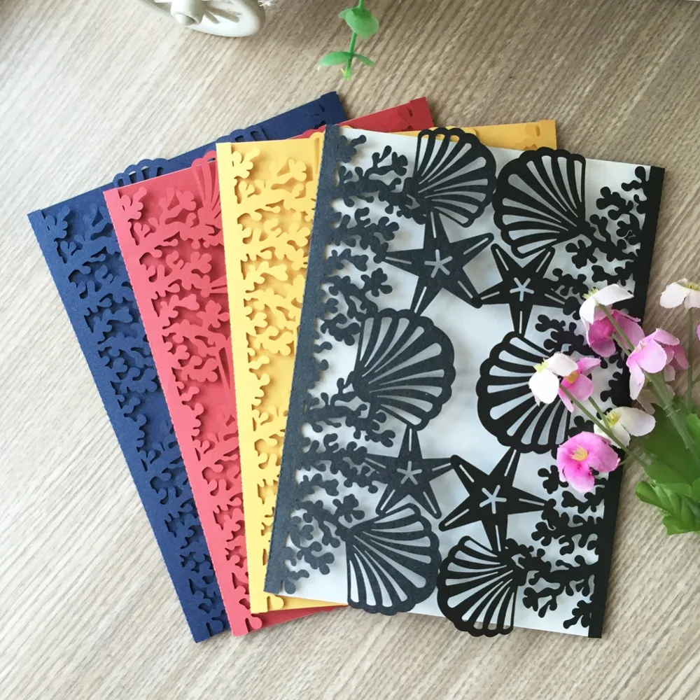 30pcs Laser Cut Shell Pattern Beach Ocean Sea theme Party Birthday Wedding Invitation Card Greeting invitation Blessing card
30pcs Laser Cut Shell Pattern Beach Ocean Sea theme Party Birthday Wedding Invitation Card Greeting invitation Blessing card