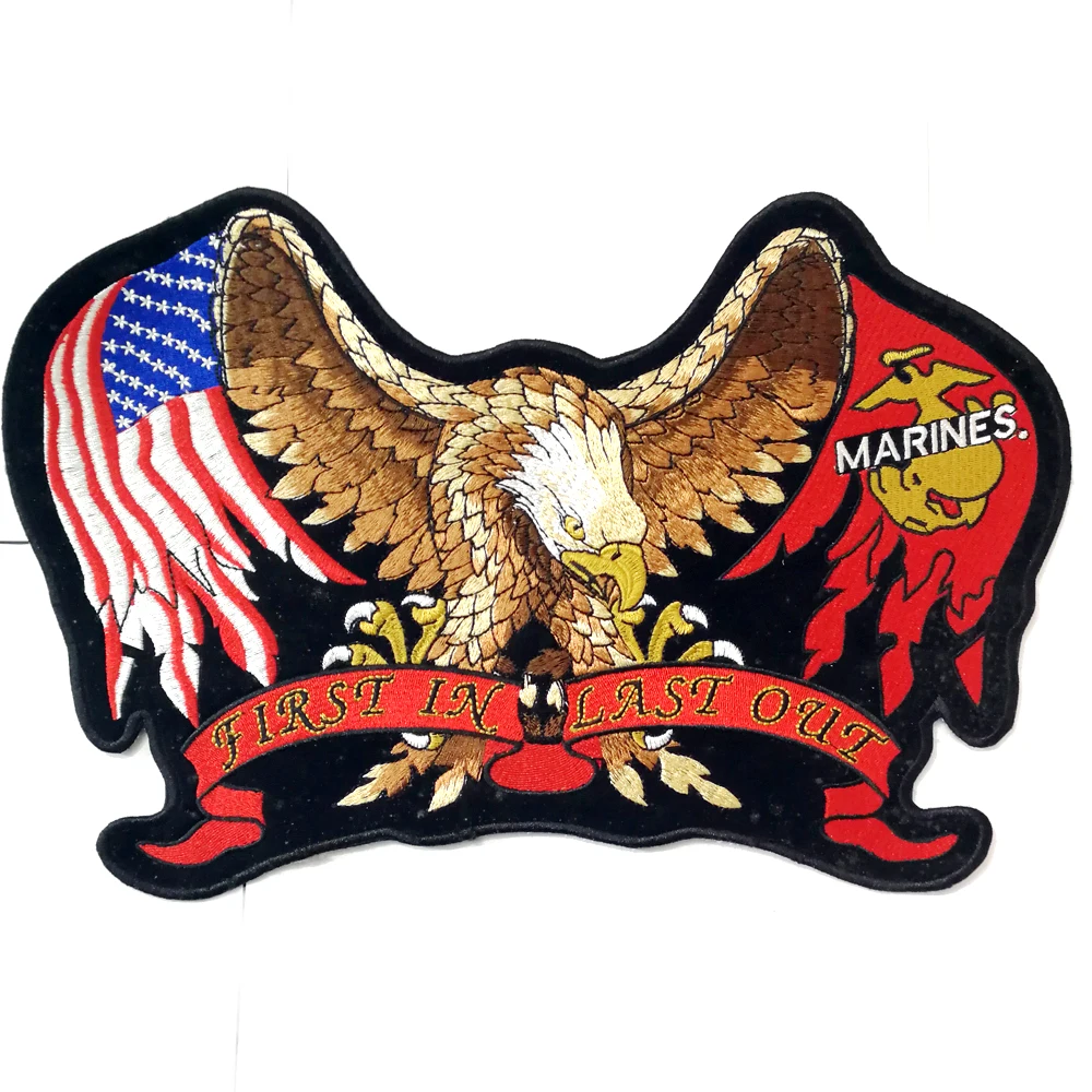 Новейший Eage Patches marines значки патч для одежды куртка жилет наклейка мотоциклетная
