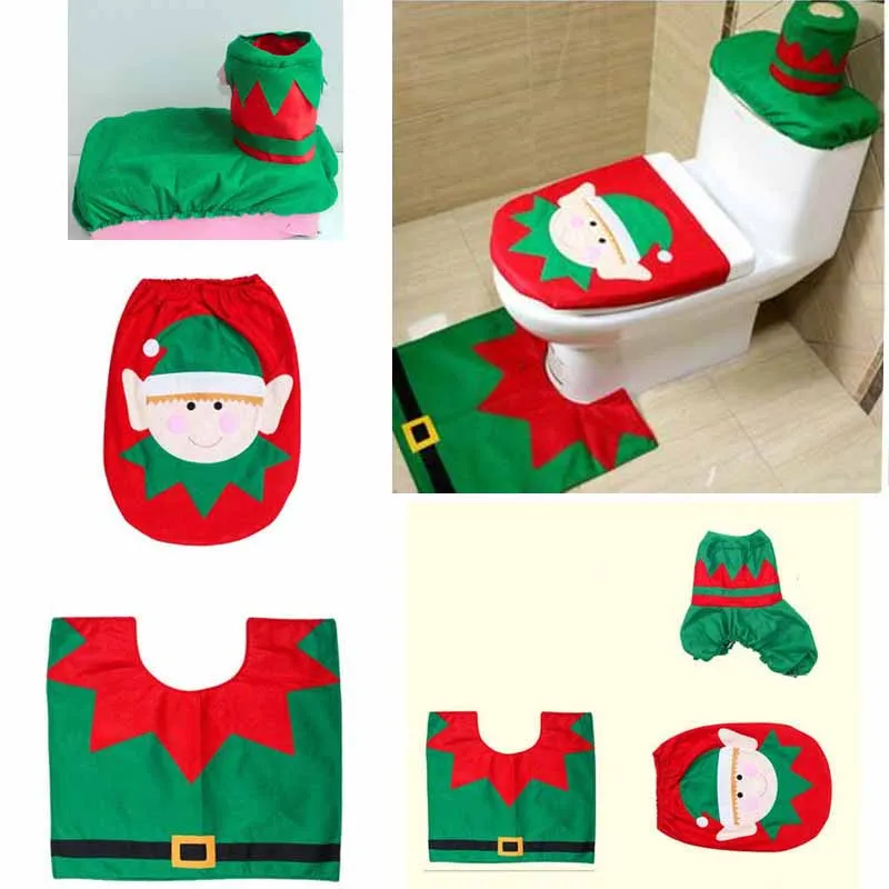 Christmas Toilet Kit Toilet Elf Three - Piece Christmas Decorations For Home New Year Decoration Deco De Noel Maison
Christmas Toilet Kit Toilet Elf Three - Piece Christmas Decorations For Home New Year Decoration Deco De Noel Maison