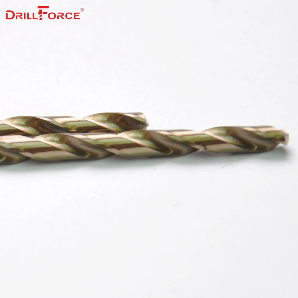 Drillforce Tools 8mm M35 Cobalt Drill Bits Set HSS-CO Bit for Drilling on Hardened Steel Cast Iron &Stainless | Инструменты