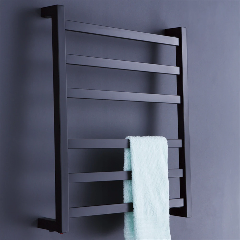 Wall Mounted Stainless Steel Bathroom Accessories Racks,Matt Black Heated Towel Rail Warmer 942B
Wall Mounted Stainless Steel Bathroom Accessories Racks,Matt Black Heated Towel Rail Warmer 942B