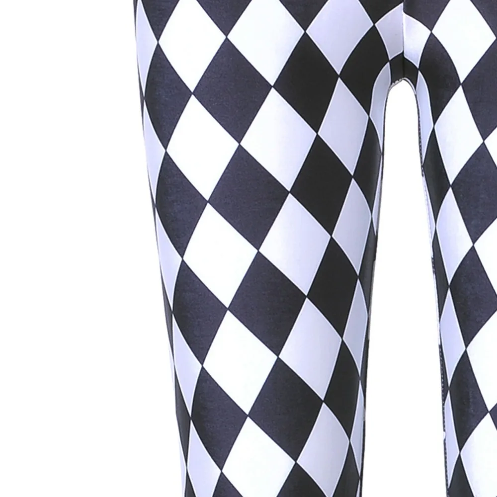 Fashion Women Leggings Galaxy Black white Check Painted Leggings Good Elastic Women Smooth Material Ladies Pants
Fashion Women Leggings Galaxy Black white Check Painted Leggings Good Elastic Women Smooth Material Ladies Pants