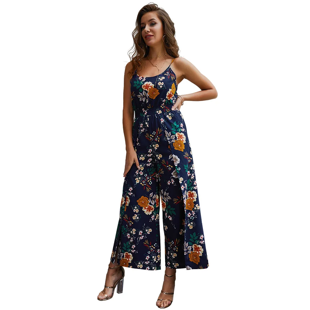 2019 women Super Comfy Floral Jumpsuit Fashion Trend Sling Print Loose Piece Trousers N20D
2019 women Super Comfy Floral Jumpsuit Fashion Trend Sling Print Loose Piece Trousers N20D
