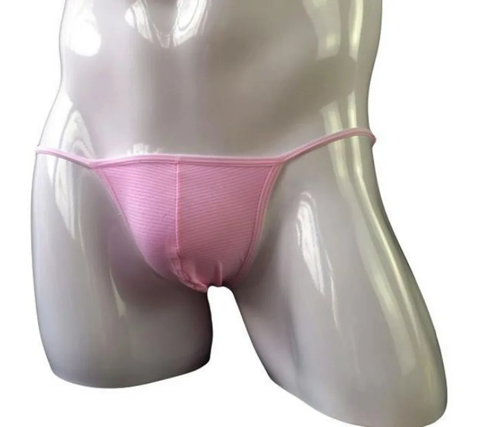 Low rise pink strips men's sexy underwear uttocks thong and s string panties small cock pouch ZJH908t
Low rise pink strips men's sexy underwear uttocks thong and s string panties small cock pouch ZJH908t