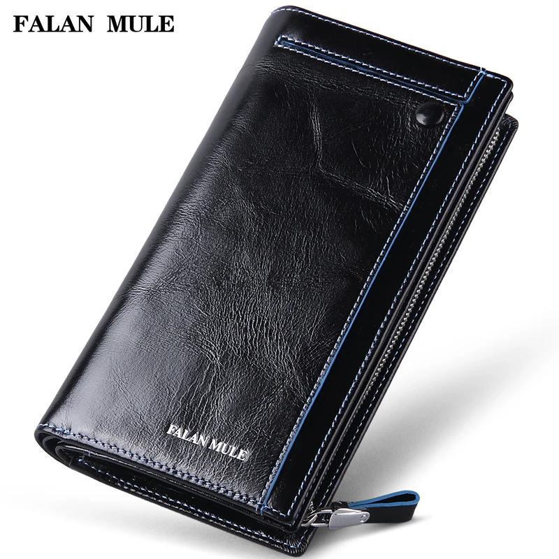 FALAN MULE vintage men wallets genuine leather long business casual clutch purse card holder wallet
FALAN MULE vintage men wallets genuine leather long business casual clutch purse card holder wallet