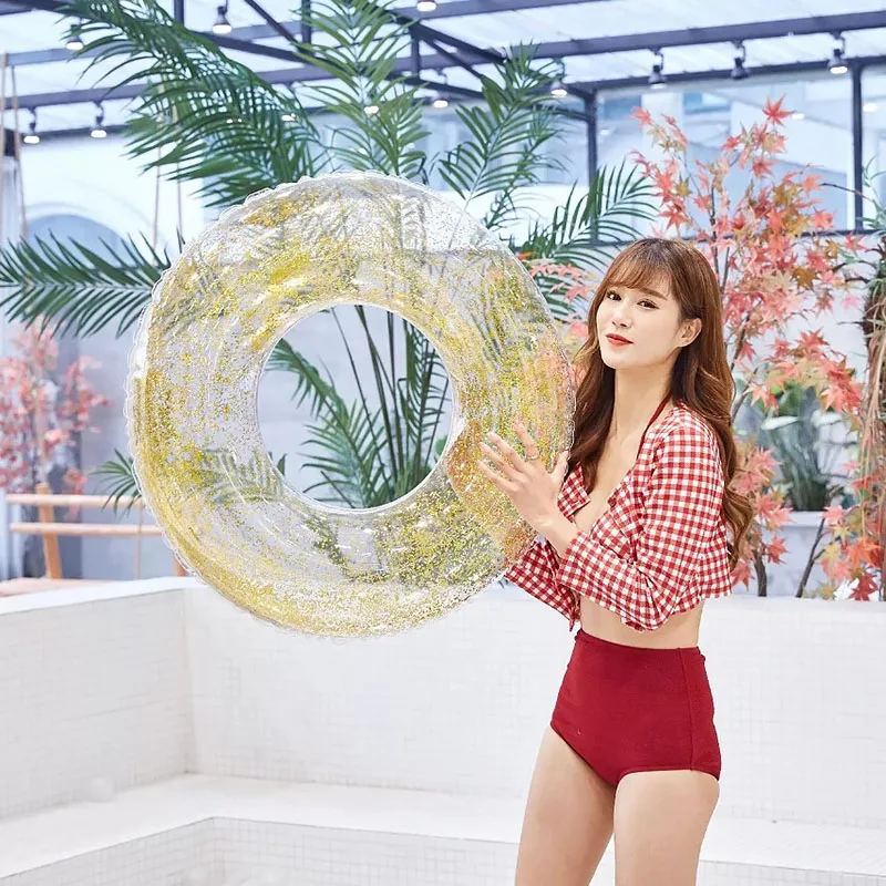 The New Transparent Glitter Giant Inflatable Sequin Swimming Shiny Ring Pool Float Toys Summer Party Kid Adult Gift Beach Party
The New Transparent Glitter Giant Inflatable Sequin Swimming Shiny Ring Pool Float Toys Summer Party Kid Adult Gift Beach Party