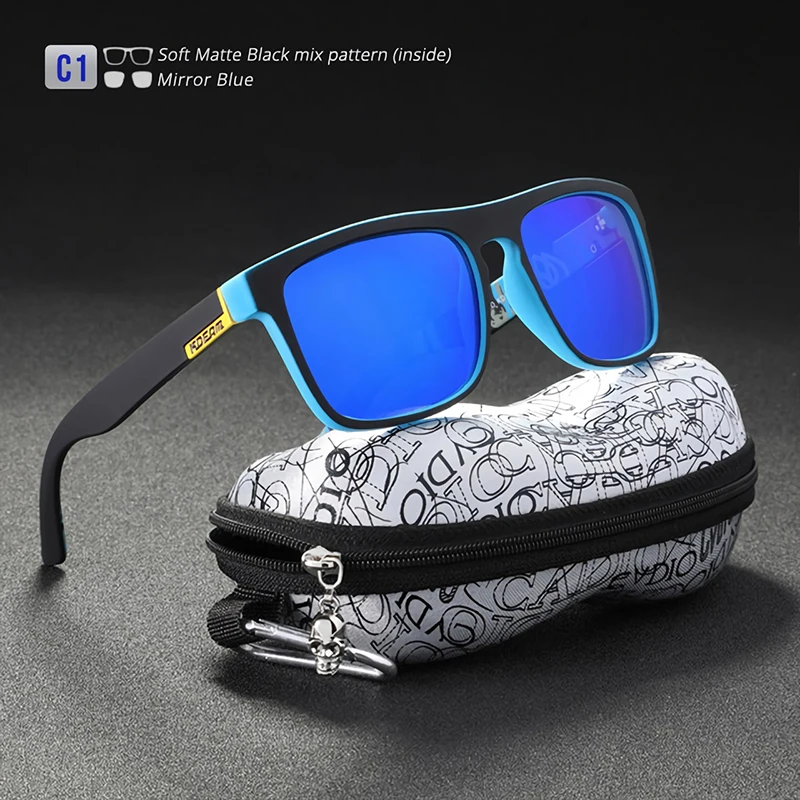 Мужские солнцезащитные очки KDEAM брендовые ультралегкие поляризационные в