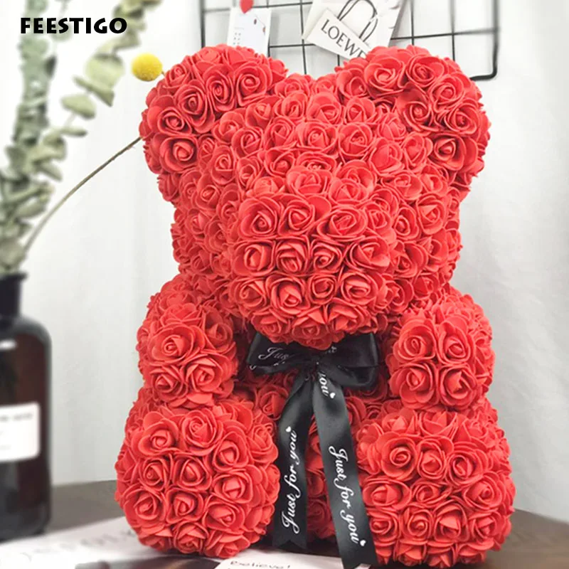 1PCS 25cm/40cm Red Polystyrene Styrofoam Bear Rose Artificial Flower Rose Bear Wedding Decor Birthday New Year Valentines Gifts
1PCS 25cm/40cm Red Polystyrene Styrofoam Bear Rose Artificial Flower Rose Bear Wedding Decor Birthday New Year Valentines Gifts
