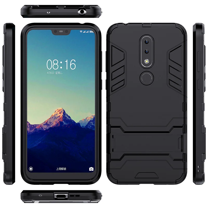 Чехол для Nokia 8 Sirocco армированный чехол-подставка телефона 1 3 5 6 7 plus 9 pureview N2 X5 X6 X7 |