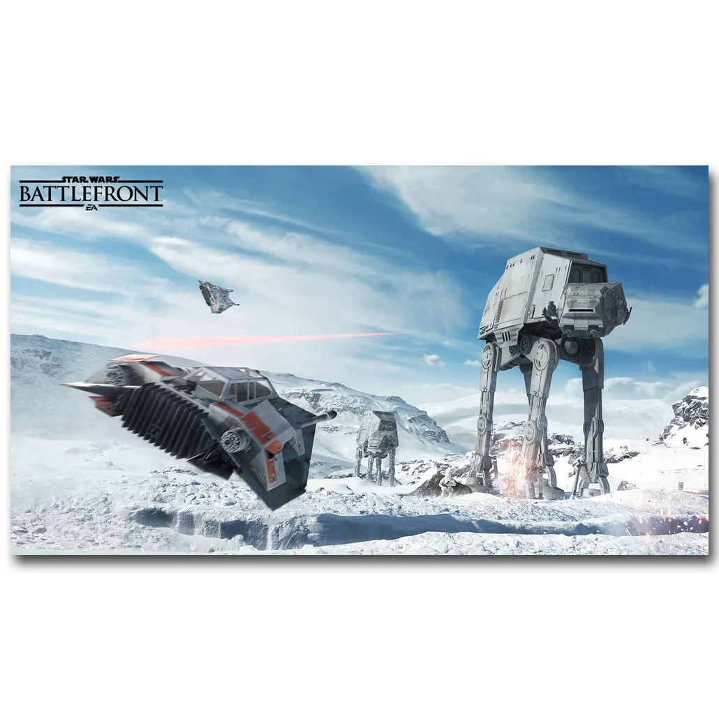 Фото Звездные войны Battlefront 2 художественная шелковая ткань постер печать 13x24 24x43 дюймов(China)