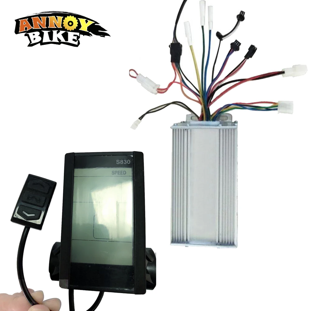 Контроллер 24V36V48V 350W500W800W1000W с жк-дисплеем S830, аксессуары для электровелосипеда
Контроллер 24V36V48V 350W500W800W1000W с жк-дисплеем S830, аксессуары для электровелосипеда