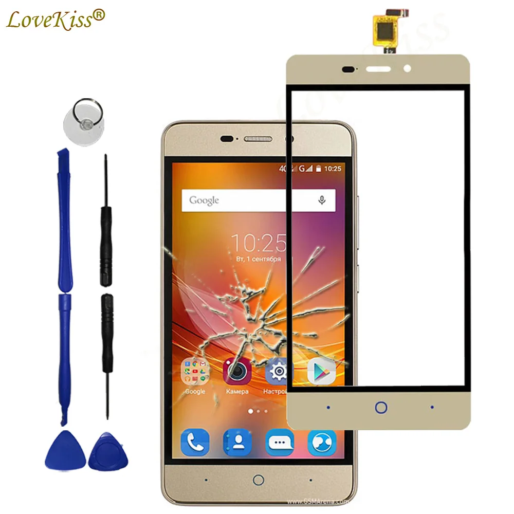 5 "Фронтальная панель для ZTE Blade X3 D2 T620 A452 сенсорный экран дигитайзер ЖК дисплей