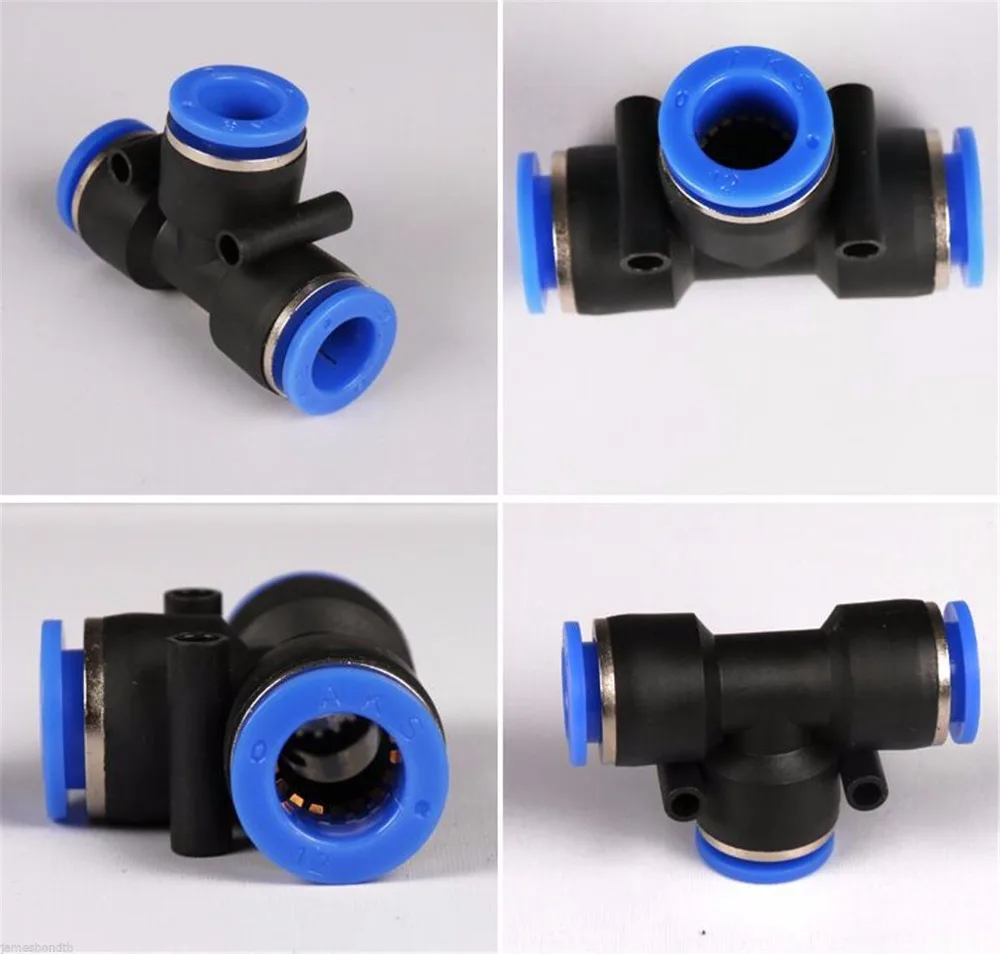 10pcs Tube O/D 4mm-16mm Plastic T Style Three Way Push In Fittings Pneumatic Connectors For Air Tube Water Hose
10pcs Tube O/D 4mm-16mm Plastic T Style Three Way Push In Fittings Pneumatic Connectors For Air Tube Water Hose