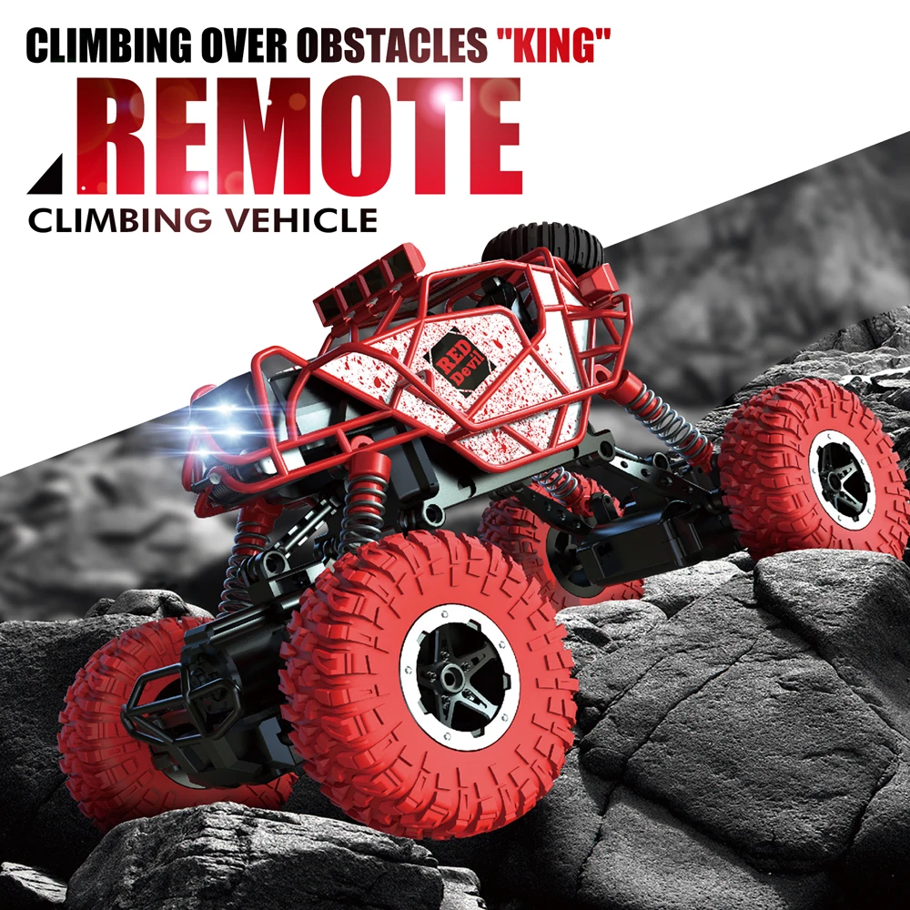 RC автомобили 4WD Дистанционное управление автомобиль скалолазание 4x4 двойные