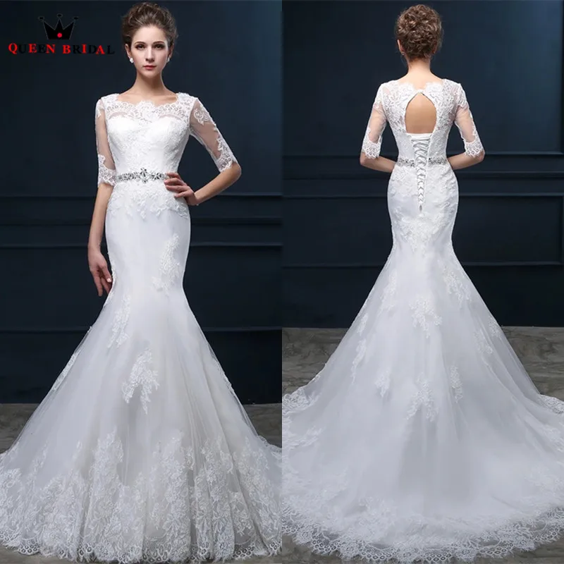 Custom Made Wedding Dresses Mermaid Half Sleeve Lace Beading Sexy Bridal Gown Robe De Mariee 2021 New Real Wedding Gown TS23
Custom Made Wedding Dresses Mermaid Half Sleeve Lace Beading Sexy Bridal Gown Robe De Mariee 2021 New Real Wedding Gown TS23