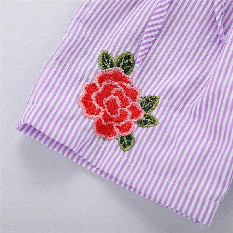 Baby girl romper Toddler Kids Baby Girl Embroideried Striped Flower Rose Jumpsuit Romper Clothes #4j18
Baby girl romper Toddler Kids Baby Girl Embroideried Striped Flower Rose Jumpsuit Romper Clothes #4j18
