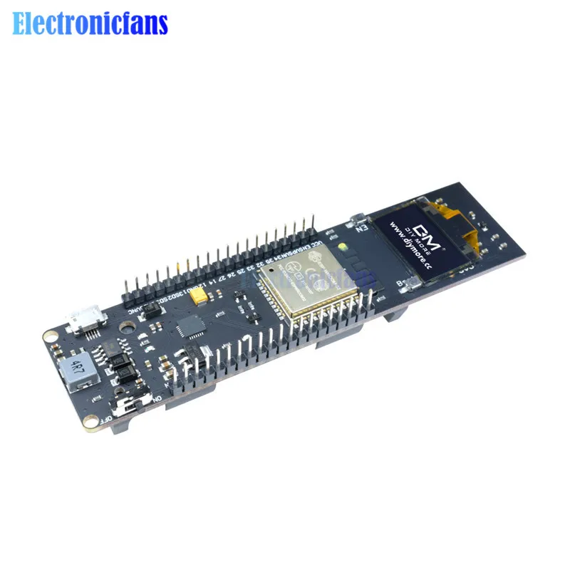 Модуль ESP32 0,96 дюйма, 0,96 дюйма, OLED-дисплей, версия 1, Wi-Fi, Bluetooth 18650, литиевая плата Защита аккумулятора, макетная плата CP2102
Модуль ESP32 0,96 дюйма, 0,96 дюйма, OLED-дисплей, версия 1, Wi-Fi, Bluetooth 18650, литиевая плата Защита аккумулятора, макетная плата CP2102