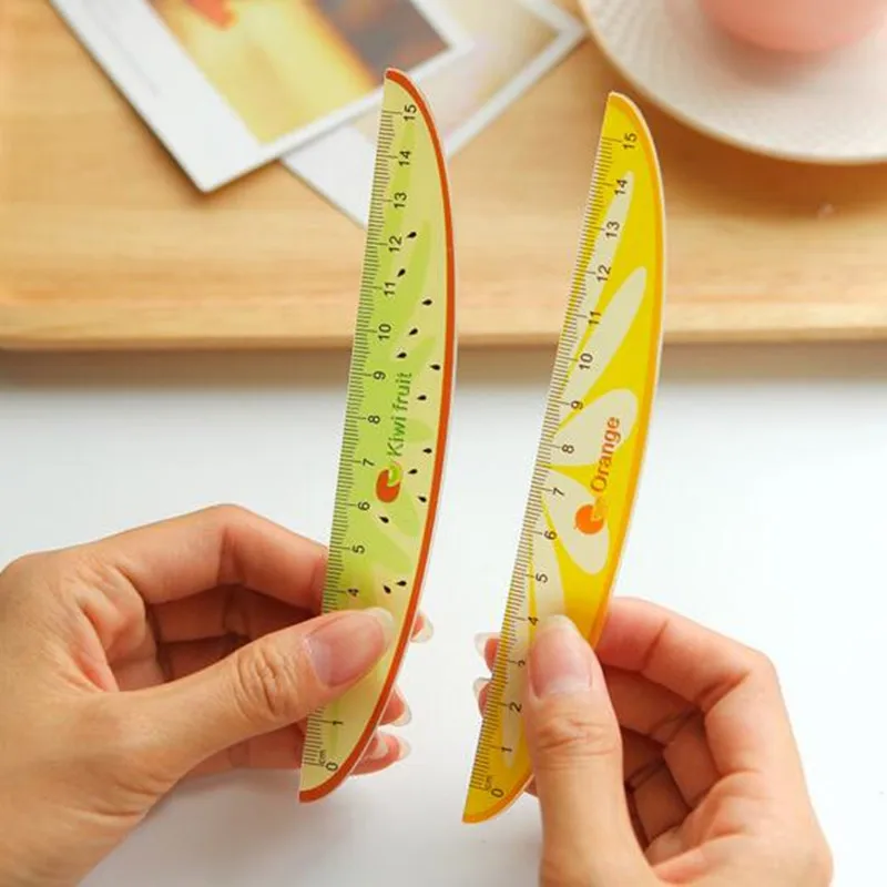24Pcs/lot Cute Fruit Shape Cartoon Plastic Ruler 15cm Straight Ruler Student Kawaii Gift Study Stationery
24Pcs/lot Cute Fruit Shape Cartoon Plastic Ruler 15cm Straight Ruler Student Kawaii Gift Study Stationery