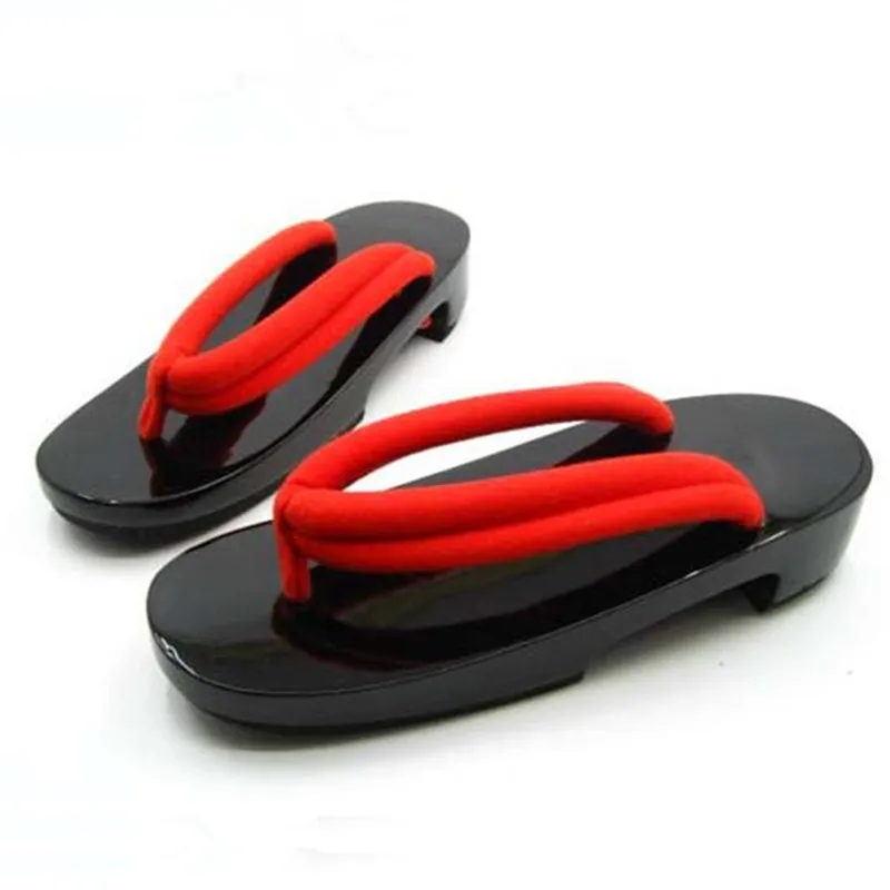 Women's High Heel Wood Sandals Black Panited Color Double Heel Japan Geta Cosplay Shoes Beach Slippers Casual Flip Flops
Women's High Heel Wood Sandals Black Panited Color Double Heel Japan Geta Cosplay Shoes Beach Slippers Casual Flip Flops