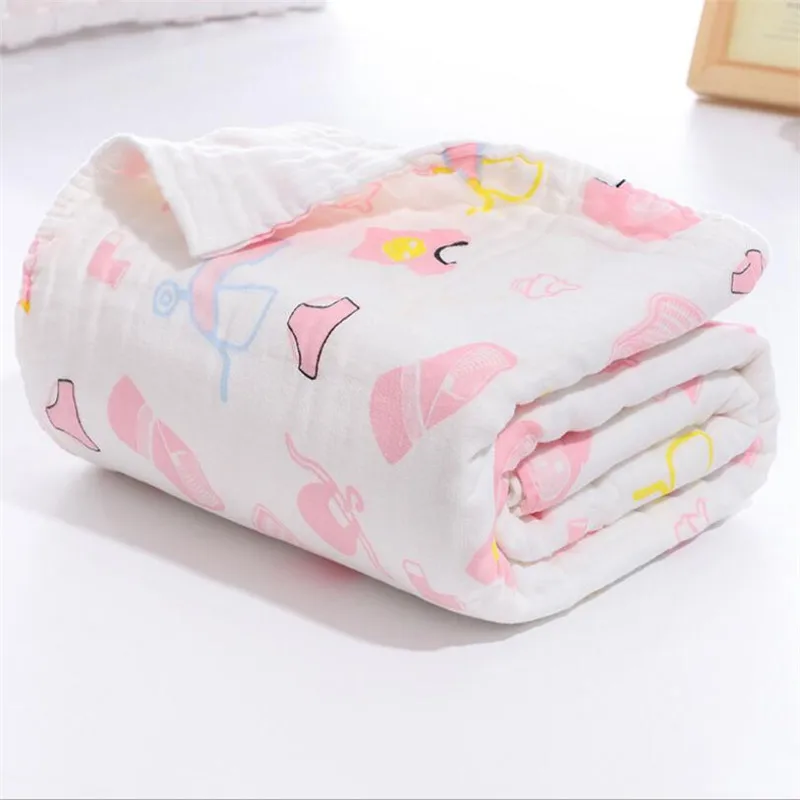 100% Cotton newborn baby receiving blankets six layers cotton baby blanket kids infant bath towel bed cover sleeping blanket
100% Cotton newborn baby receiving blankets six layers cotton baby blanket kids infant bath towel bed cover sleeping blanket