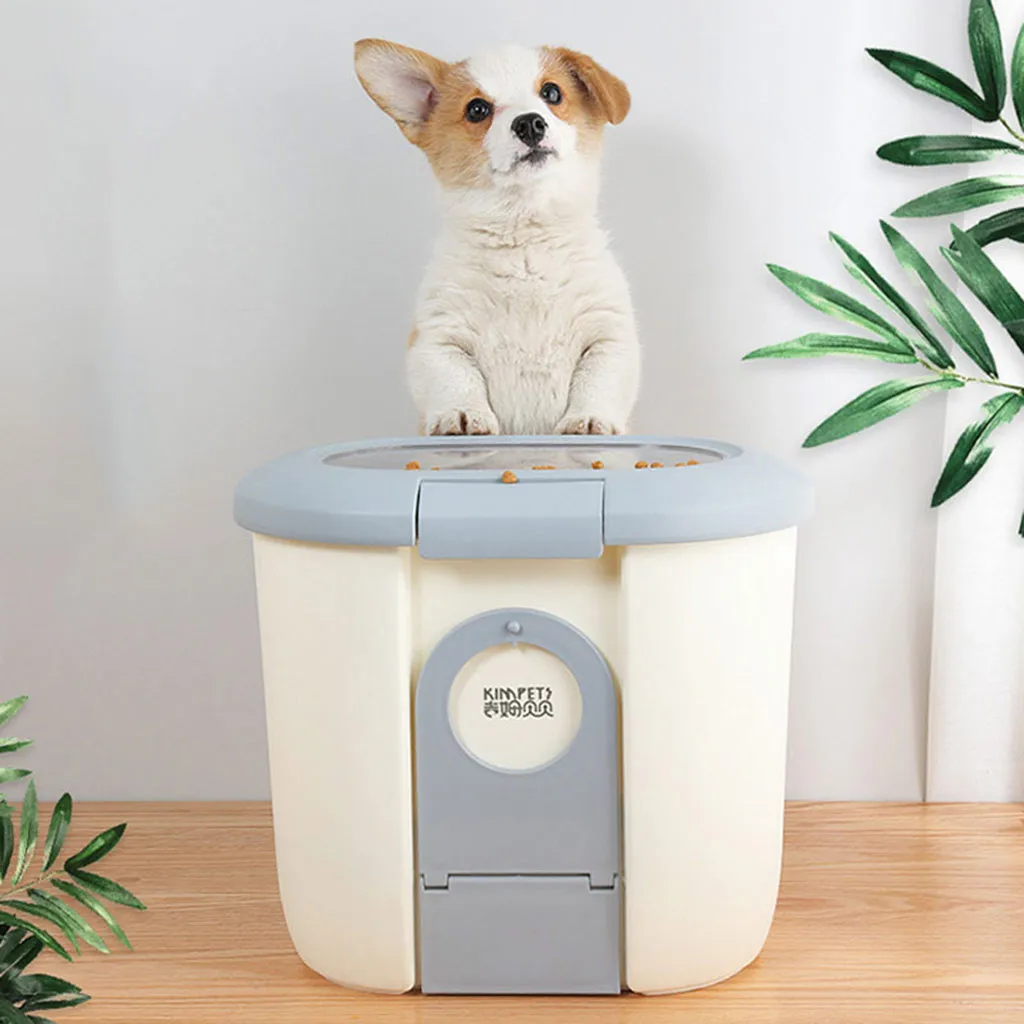 5L Dog Food Container Bucket Feeder Storage Pet Cat Food Container Mildew Anti-oxidation Large Capacity Moisture-proof With bowl
5L Dog Food Container Bucket Feeder Storage Pet Cat Food Container Mildew Anti-oxidation Large Capacity Moisture-proof With bowl