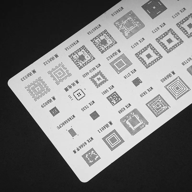 High Quality 3pcs universal BGA Stencils for MTK Samsung HTC Huawei Android Directly Heated BGA Reballing Stencils Kit
High Quality 3pcs universal BGA Stencils for MTK Samsung HTC Huawei Android Directly Heated BGA Reballing Stencils Kit
