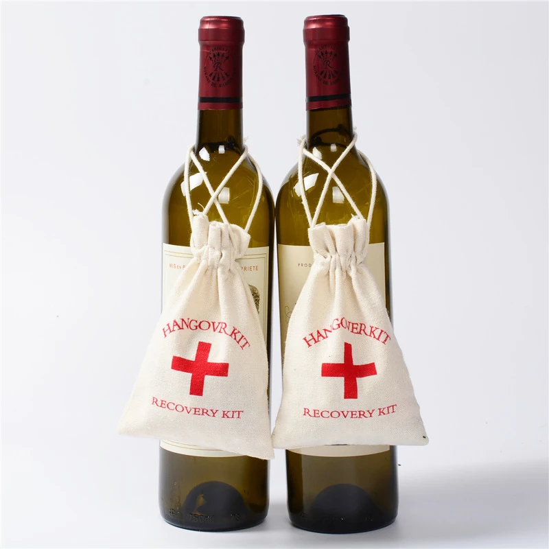 50pcs 10x14cm Hangover Kit Wedding Favor Holder Bag Red Cross Cotton Linen Gift Bags Recovery Survival Kit Event Party Supplier
50pcs 10x14cm Hangover Kit Wedding Favor Holder Bag Red Cross Cotton Linen Gift Bags Recovery Survival Kit Event Party Supplier